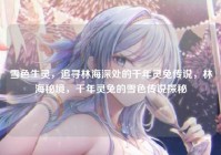 雪色生灵，追寻林海深处的千年灵兔传说，林海秘境，千年灵兔的雪色传说探秘