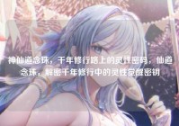 神仙道念珠，千年修行路上的灵性密码，仙道念珠，解密千年修行中的灵性觉醒密钥