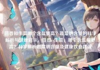 茴香和生菜哪个含盐量高？蔬菜钠含量的科学解析与健康启示，茴香vs生菜，哪个含盐量更高？科学解析蔬菜钠含量及健康饮食建议