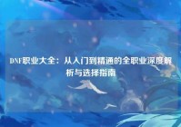 DNF职业大全：从入门到精通的全职业深度解析与选择指南