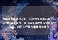 洪真英变脸争议背后，韩国娱乐圈的容貌生存法则与审美霸凌，从洪真英容貌争议看韩国娱乐圈，颜值生存战与集体审美暴力