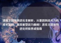 洛克王国宠物进化全解析，从基因到战斗力的成长密码，基因重塑战力巅峰！洛克王国宠物进化终极养成指南