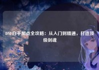 DNF白手加点全攻略：从入门到精通，打造顶级剑魂