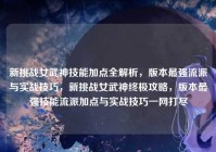 新挑战女武神技能加点全解析，版本最强流派与实战技巧，新挑战女武神终极攻略，版本最强技能流派加点与实战技巧一网打尽