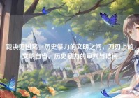 裁决刃国殇，历史暴力的文明之问，刀刃上的文明自省，历史暴力的审判与诘问