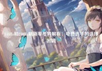 144Hz和240Hz刷新率差异解析：电竞选手的选择困境