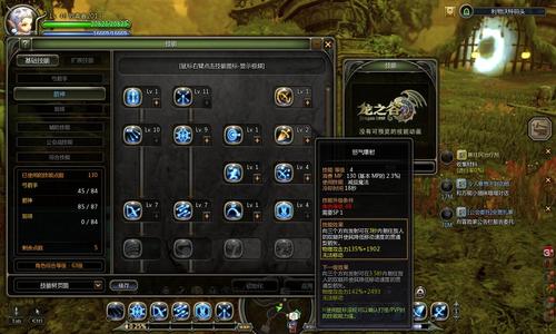 龙之谷狙翎刷图加点推荐:快速清怪升级!