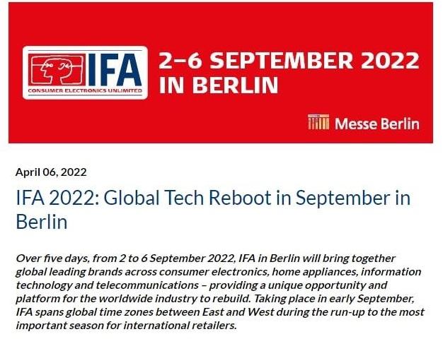 2015柏林IFA展会总结：探索科技创新与消费电子趋势
