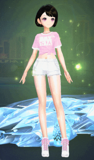 QQ飞车美人鱼套装好看吗？技能特效实战测评！