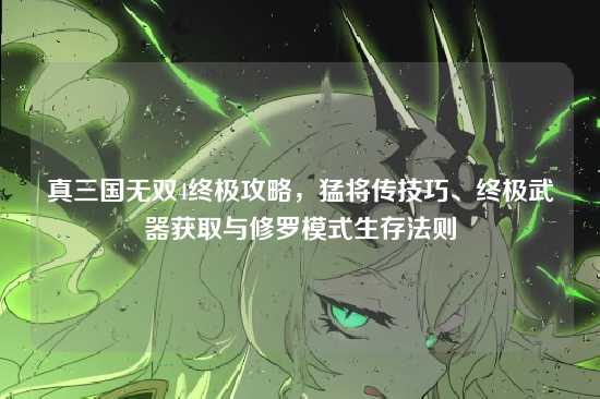 真三国无双4终极攻略，猛将传技巧、终极武器获取与修罗模式生存法则