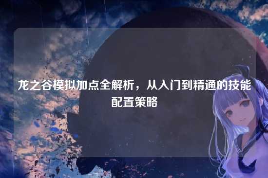 龙之谷模拟加点全解析，从入门到精通的技能配置策略