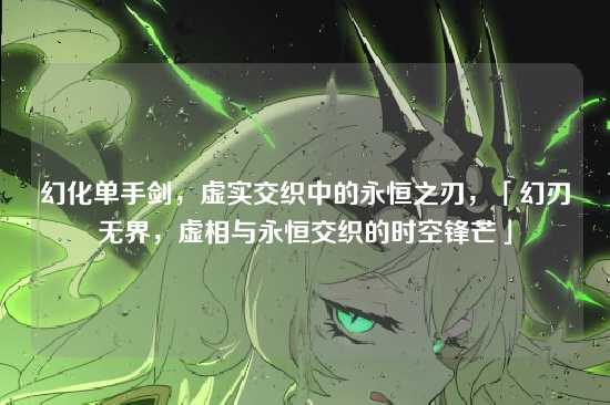 幻化单手剑,虚实交织中的永恒之刃,「幻刃无界,虚相与永恒交织的时空锋芒」