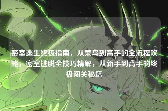 密室逃生终极指南，从菜鸟到高手的全流程攻略，密室逃脱全技巧精解，从新手到高手的终极闯关秘籍